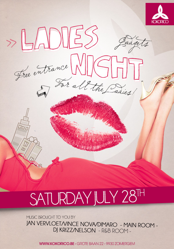 Ladies Night || Saturday July 28th || Kokorico